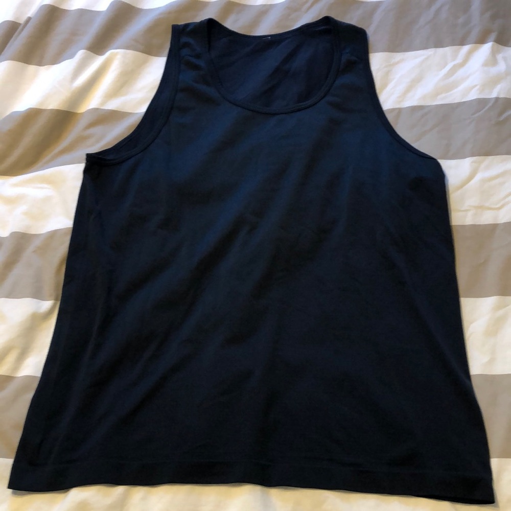 Lululemon Metal Vent Tech Tank Top Large Navy Blue